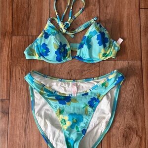 Vintage Floral Victoria’s Secret Bikini Set